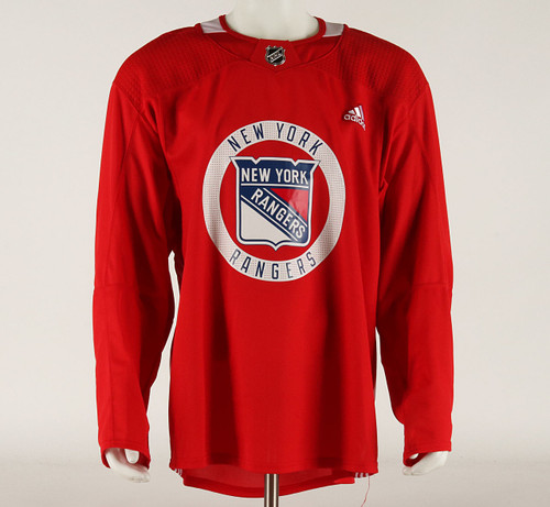 Practice Jersey - New York Rangers - Red Adidas Size 58 #5 - Pro Stock Hockey