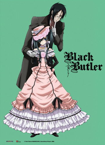 Wall Scroll Black Butler Sebastian Ciel Ge5382
