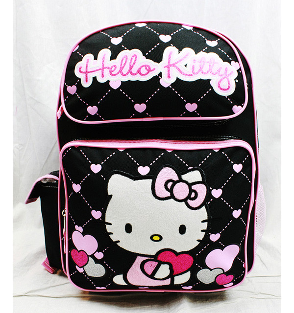 black hello kitty backpack
