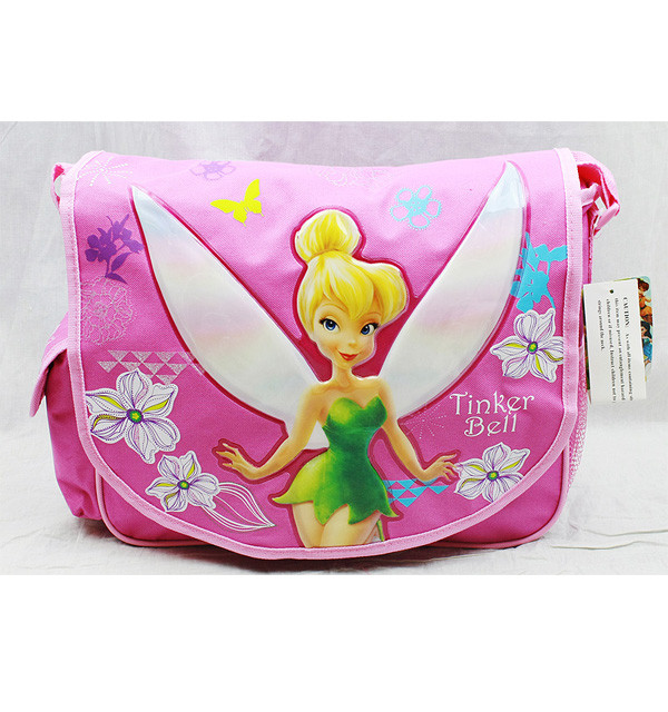 NEW Girls Satchel Disney Princesses Pink Shoulder Messenger Bag School Books 