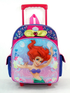 mermaid rolling backpack