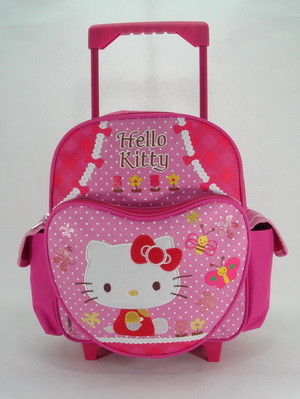 hello kitty rolling backpack