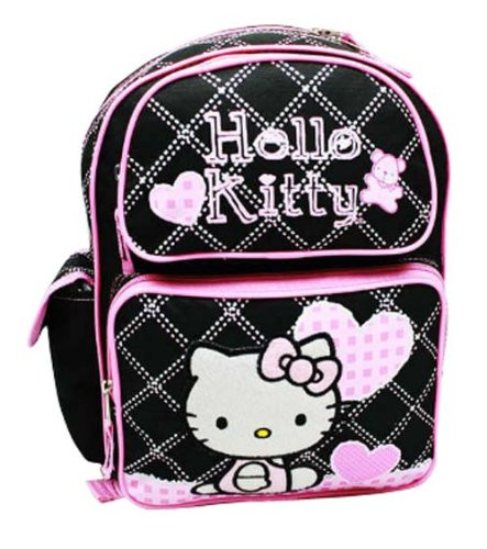 Backpack Hello Kitty Black Heart 