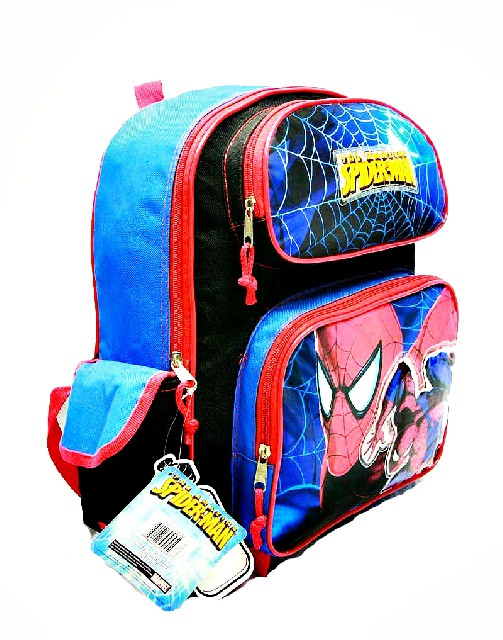 Marvel Spiderman Plush Backpack Red