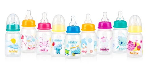 clear baby bottles