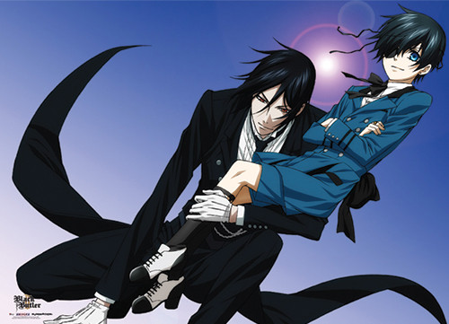 Wall Scroll Black Butler 2 Sebastian Ciel Ready Anime Art
