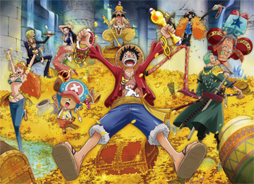 Wall Scroll One Piece New World Luffy Group 03 Long Anime Art Ge Hobby Hunters