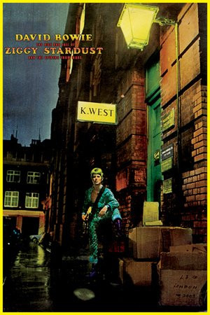 Ziggy Stardust 36x24/" Wall Art n241403 Poster David Bowie Studio B