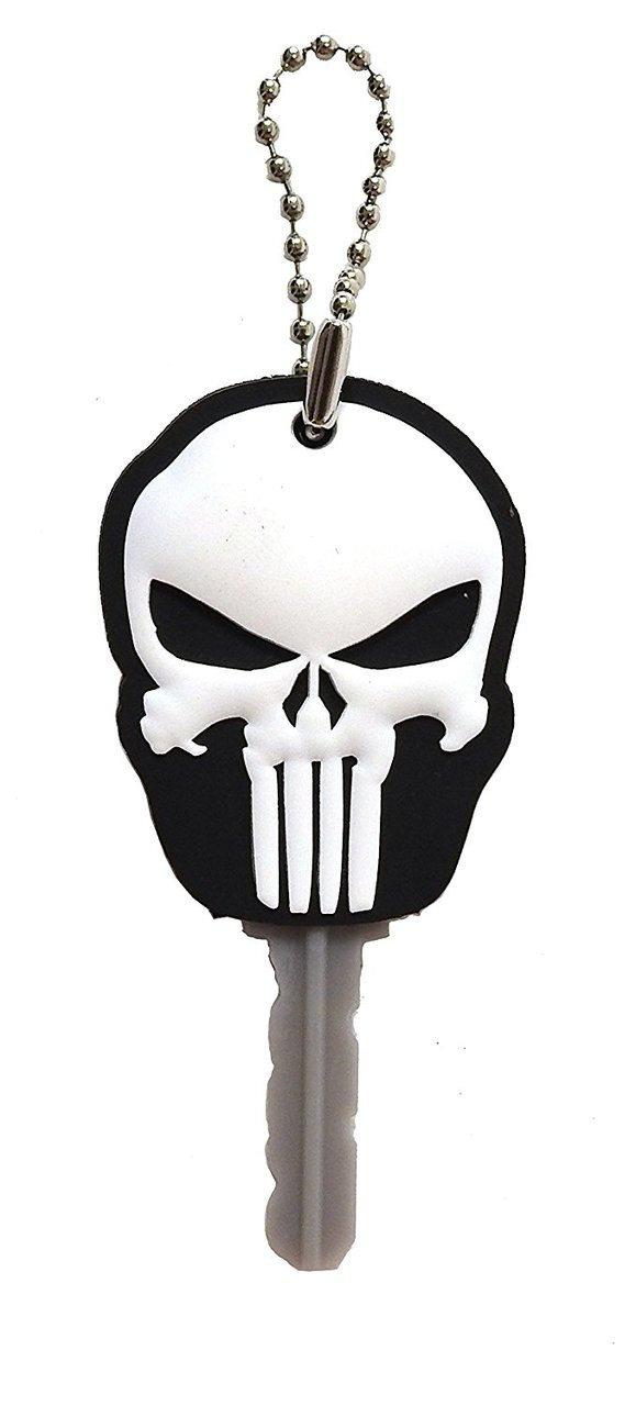 Marvel The Punisher Logo PVC Soft Touch Key Ring Key Accessories 