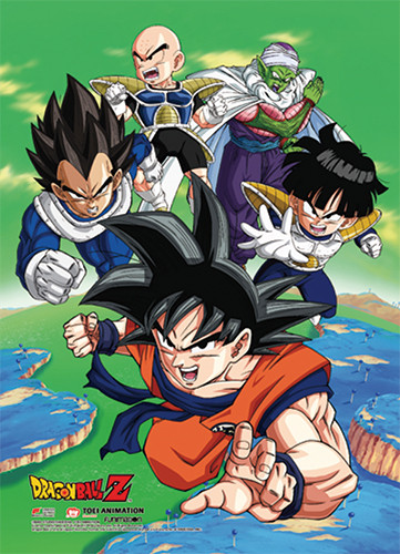 Wall Scroll Dragon Ball Z Namek Saga Heroes ge86525 - Hobby Hunters