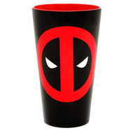 Pint Glass Marvel Deadpool Logo 16oz gcm-mu-rsdp