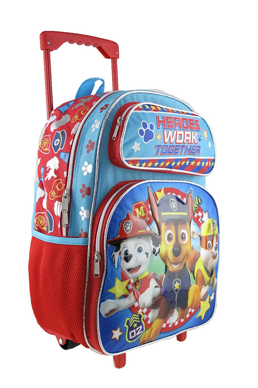 paw patrol rolling backpack
