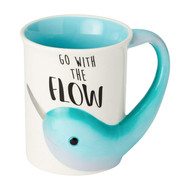 Mug Enesco Narwhal Flow Sculpted Coffee Cup16oz 6002680