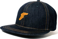 Baseball Cap Goodyear Denim Flat Bill Hat SGYZ-89396