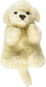 Hand Puppet Hansa Puppy White 11" 7338