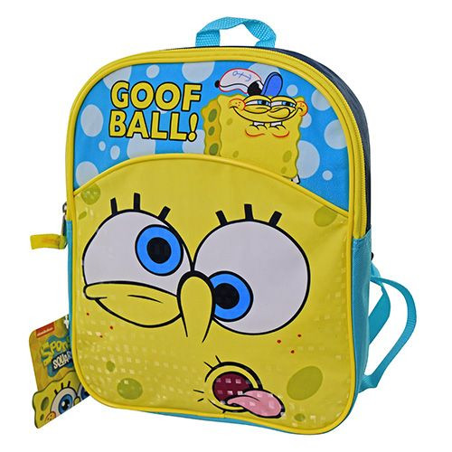 spongebob backpack and lunchbox