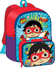 Backpack Ryan's World Zap! Pow! w/Lunch Bag 211435