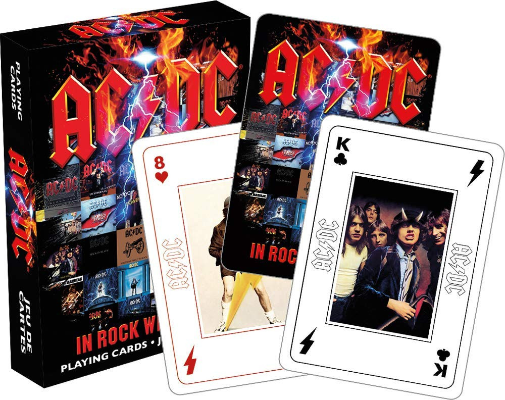 Ac/Dc Playing Cards Carte Da Poker 
