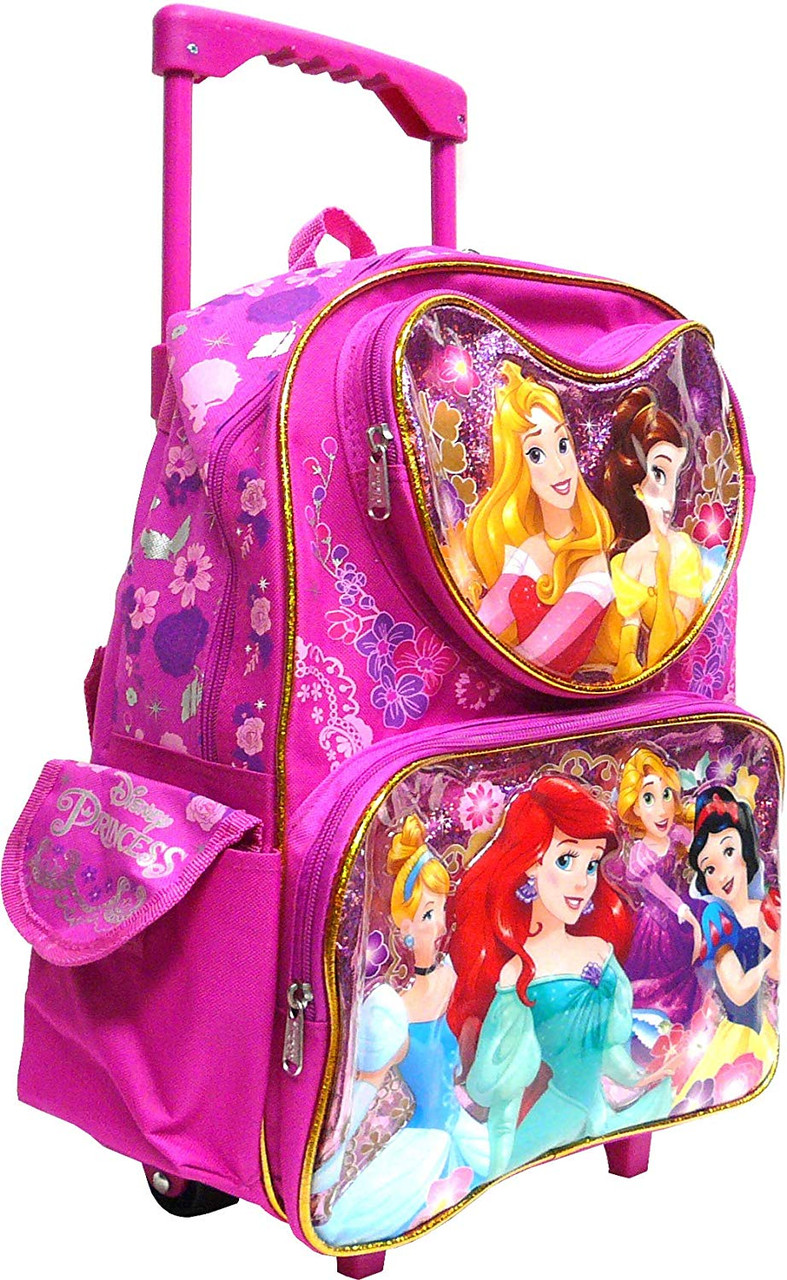 disney princess backpack with wheels