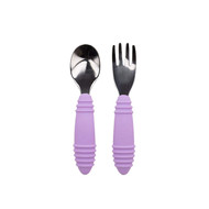 Spoon & Fork Set Bumkin Lavender Stainless Steel FF-LAV