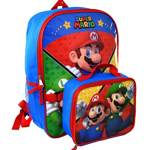 Backpack Super Mario Luigi 16\