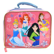 Lunch Bag Disney Princess Ariel, Cinderella, Belle & Mulan INELB