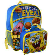 Backpack Spongebob SquarePants Best Day Ever w/Lunch Bag B20SB46577