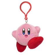 Key Chain Nintendo Kirby - Jumping 3.5" Plush New 1709