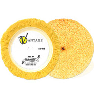 Professional 7.5-Inch Spin Brite Curved Edge Polishing Pad - 100% Wool