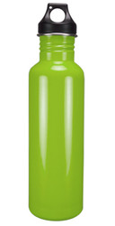 Stainless Steel Water Bottle, Wide Mouth 25 oz BPA Free, Shine Green