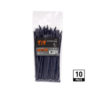TR Industrial Multi-Purpose UV Resistant Black Cable Ties, 8 inches, 1000 Pack