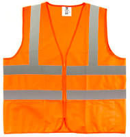 TR Industrial Orange Safety Vest, XXXL, 2 Pockets Knited
