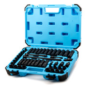Capri Tools 3/8-Inch Drive Master Impact Socket Set with Adapters and Extensions, CrMo, 48-Piece