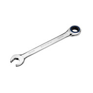 Capri Tools 15 mm Ratcheting Combination Wrench, True 100-Tooth, 3.6-Degree Swing Arc