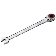 Capri Tools 1/4 in. Ratcheting Combination Wrench, True 100-Tooth, 3.6-Degree Swing Arc