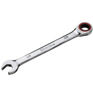 Capri Tools 1/2 in. Ratcheting Combination Wrench, True 100-Tooth, 3.6-Degree Swing Arc
