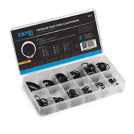Capri Tools Professional External Snap Ring Assortment, Ultra-Strength High Carbon Steel, SAE