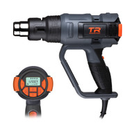 TR Industrial 1700W Digital Heat Gun Kit, Digital Controls with Memory Settings, Large LCD Display