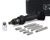 Capri Tools 1/2-in Drive Premium Impact Screwdriver Set with Bits, 10-Piece