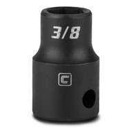 Capri Tools 3/8-Inch Shallow Impact Socket, 3/8-Inch Drive, 6-Point, SAE