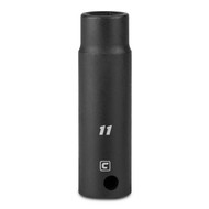 Capri Tools 11 mm Deep Impact Socket, 3/8-Inch Drive, 6-Point, Metric