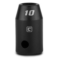 Capri Tools 10 mm Shallow Impact Socket, 1/2-Inch Drive, 6-Point, Metric
