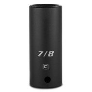 Capri Tools 7/8-Inch Deep Impact Socket, 1/2-Inch Drive, 6-Point, SAE