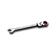 Capri Tools 5/16 in. Flex-Head Ratcheting Combination Wrench, True 100-Tooth, 3.6-Degree Swing Arc