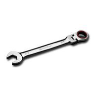 Capri Tools 3/4 in. Flex-Head Ratcheting Combination Wrench, True 100-Tooth, 3.6-Degree Swing Arc