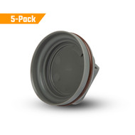 JES Innovations Bulk Piston with Viton O-Ring for Sausage and Bulk Caulk Guns, 5-Pack