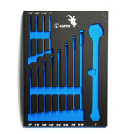 Capri Tools Mechanic's Tray for Capri Tools Combination Wrenches, SAE