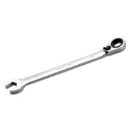Capri Tools 6-Point Reversible Ratcheting Combination Wrench, Long Pattern, 15 mm, Metric