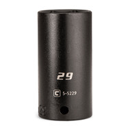 Capri Tools 29 mm Deep Impact Socket, 1/2-Inch Drive, 6-Point, Metric