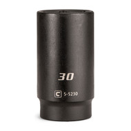 Capri Tools 30 mm Deep Impact Socket, 1/2-Inch Drive, 6-Point, Metric